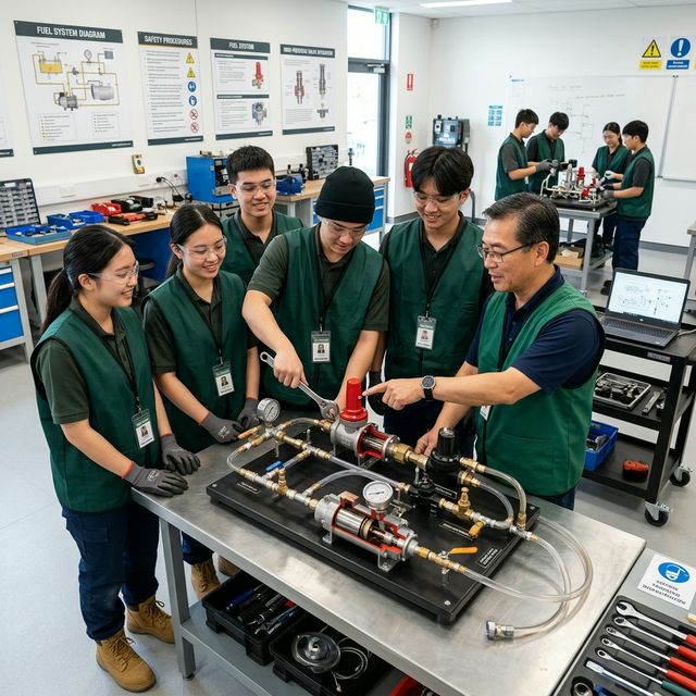 Lớp học đào tạo an toàn phòng cháy chữa cháy